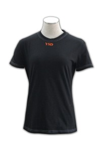 T194  訂製純色T恤    團體訂購班衫     訂購 t 恤批發       黑色